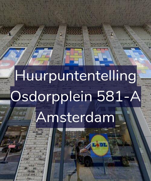 Foto gevel Huurpuntentelling voor Osdorpplein 581-A, Amsterdam