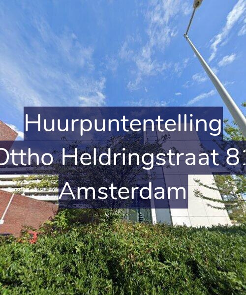 Foto gevel Huurpuntentelling voor Ottho Heldringstraat 81, Amsterdam