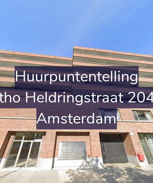 Foto gevel Huurpuntentelling voor Ottho Heldringstraat 204-P, Amsterdam