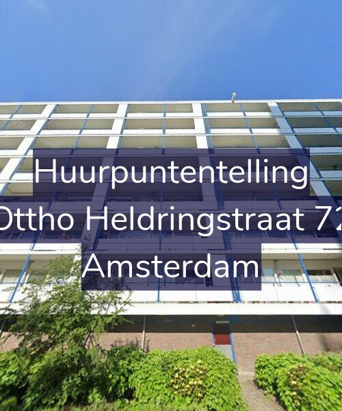 Foto gevel Huurpuntentelling voor Ottho Heldringstraat 72, Amsterdam