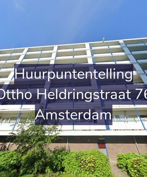 Foto gevel Huurpuntentelling voor Ottho Heldringstraat 76, Amsterdam