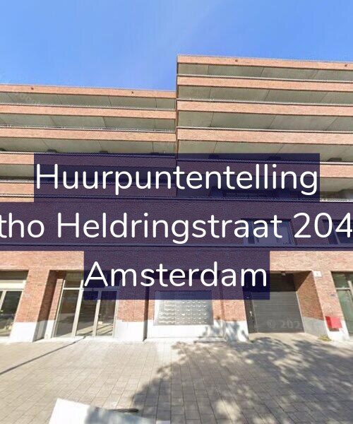Foto gevel Huurpuntentelling voor Ottho Heldringstraat 204-H, Amsterdam