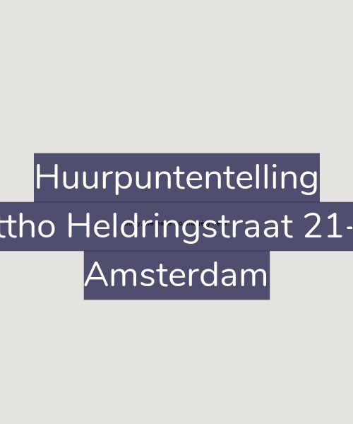 Foto gevel Huurpuntentelling voor Ottho Heldringstraat 21-H, Amsterdam