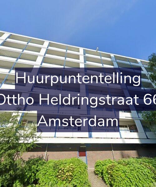 Foto gevel Huurpuntentelling voor Ottho Heldringstraat 66, Amsterdam