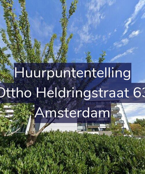 Foto gevel Huurpuntentelling voor Ottho Heldringstraat 63, Amsterdam