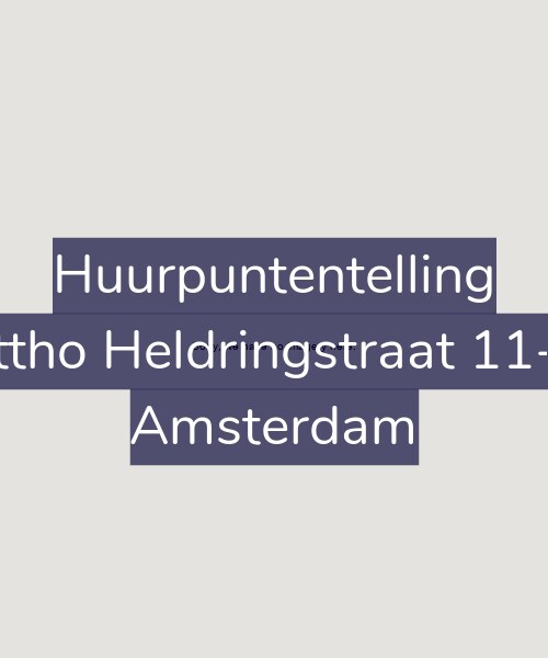 Foto gevel Huurpuntentelling voor Ottho Heldringstraat 11-H, Amsterdam