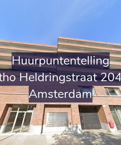 Foto gevel Huurpuntentelling voor Ottho Heldringstraat 204-A, Amsterdam