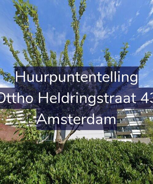 Foto gevel Huurpuntentelling voor Ottho Heldringstraat 43, Amsterdam