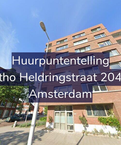 Foto gevel Huurpuntentelling voor Ottho Heldringstraat 204-U, Amsterdam