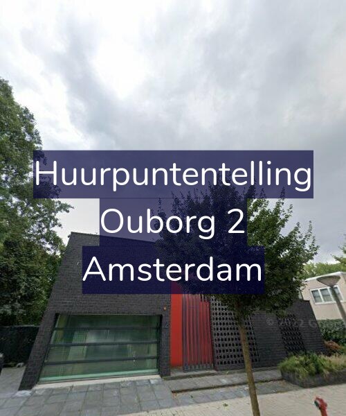 Foto gevel Huurpuntentelling voor Ouborg 2, Amsterdam