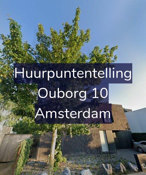Foto gevel Huurpuntentelling voor Ouborg 10, Amsterdam