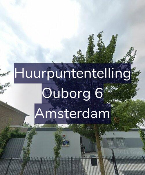 Foto gevel Huurpuntentelling voor Ouborg 6, Amsterdam