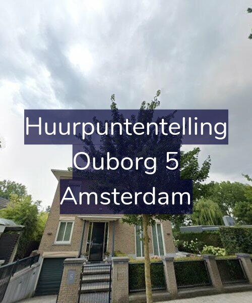 Foto gevel Huurpuntentelling voor Ouborg 5, Amsterdam