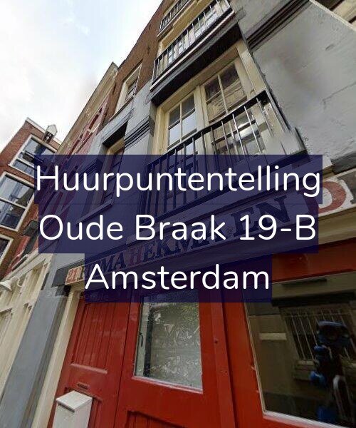 Foto gevel Huurpuntentelling voor Oude Braak 19-B, Amsterdam