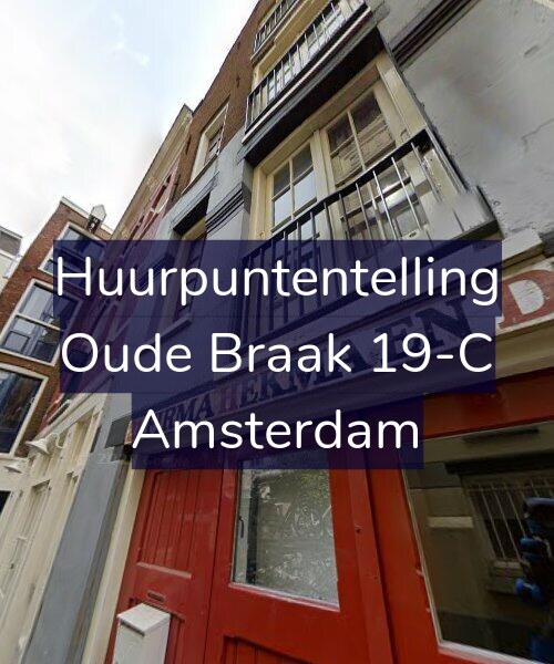 Foto gevel Huurpuntentelling voor Oude Braak 19-C, Amsterdam