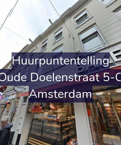 Foto gevel Huurpuntentelling voor Oude Doelenstraat 5-C, Amsterdam