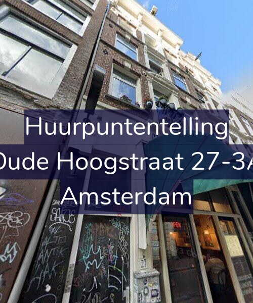Foto gevel Huurpuntentelling voor Oude Hoogstraat 27-3A, Amsterdam
