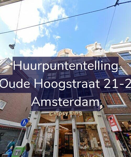 Foto gevel Huurpuntentelling voor Oude Hoogstraat 21-2, Amsterdam