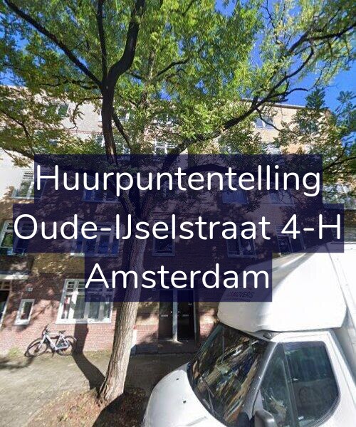 Foto gevel Huurpuntentelling voor Oude-IJselstraat 4-H, Amsterdam