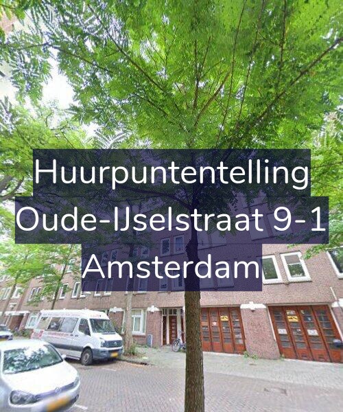 Foto gevel Huurpuntentelling voor Oude-IJselstraat 9-1, Amsterdam