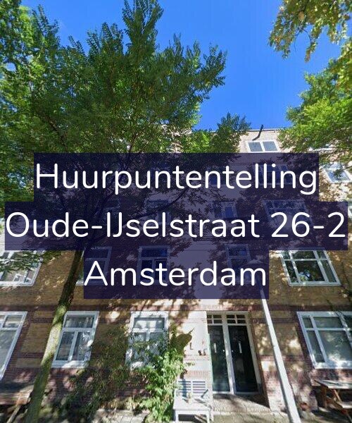 Foto gevel Huurpuntentelling voor Oude-IJselstraat 26-2, Amsterdam