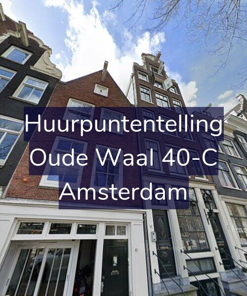Foto gevel Huurpuntentelling voor Oude Waal 40-C, Amsterdam