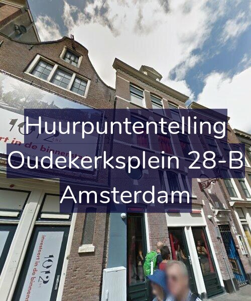 Foto gevel Huurpuntentelling voor Oudekerksplein 28-B, Amsterdam