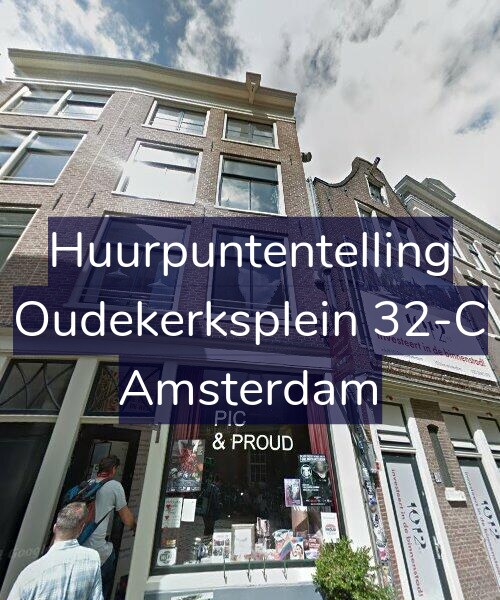 Foto gevel Huurpuntentelling voor Oudekerksplein 32-C, Amsterdam