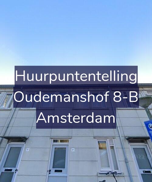 Foto gevel Huurpuntentelling voor Oudemanshof 8-B, Amsterdam