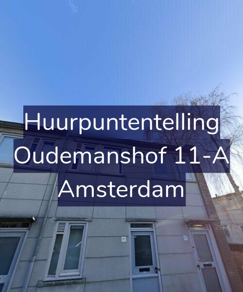 Foto gevel Huurpuntentelling voor Oudemanshof 11-A, Amsterdam