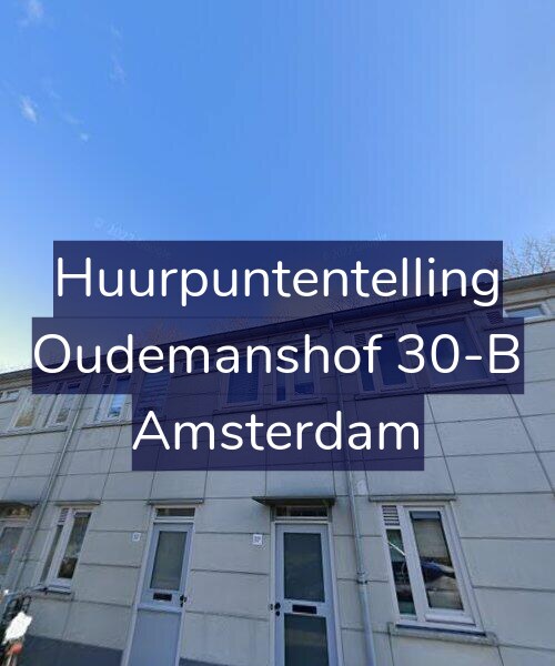 Foto gevel Huurpuntentelling voor Oudemanshof 30-B, Amsterdam