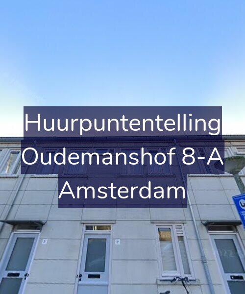 Foto gevel Huurpuntentelling voor Oudemanshof 8-A, Amsterdam
