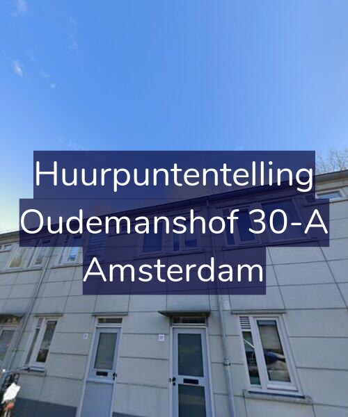 Foto gevel Huurpuntentelling voor Oudemanshof 30-A, Amsterdam