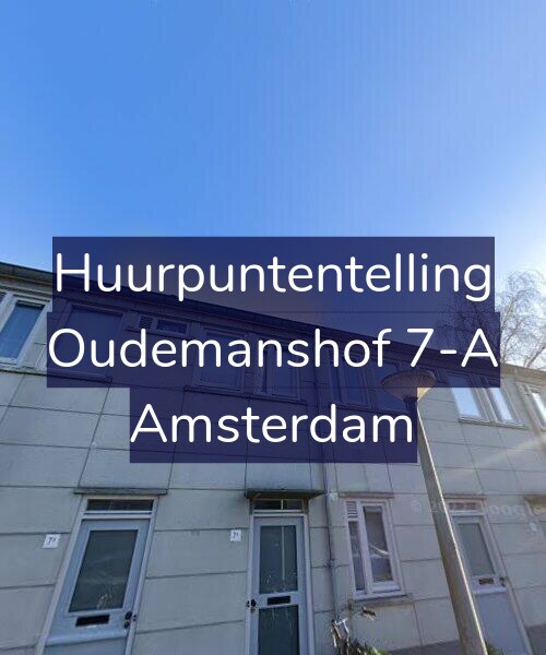 Foto gevel Huurpuntentelling voor Oudemanshof 7-A, Amsterdam