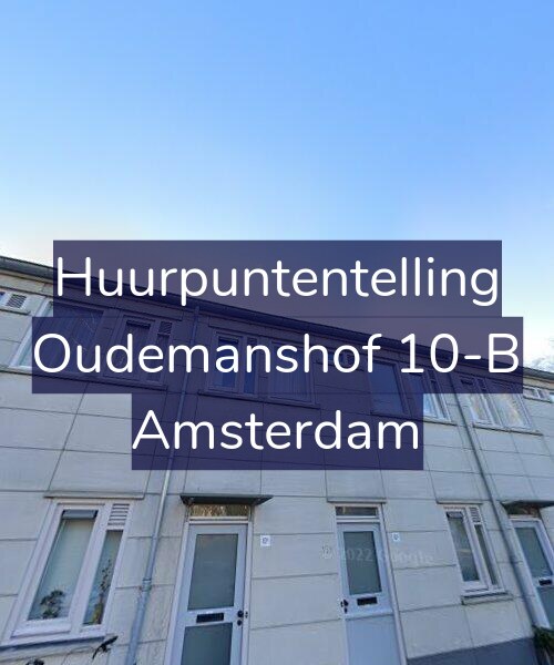 Foto gevel Huurpuntentelling voor Oudemanshof 10-B, Amsterdam