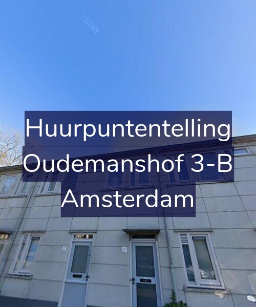 Foto gevel Huurpuntentelling voor Oudemanshof 3-B, Amsterdam