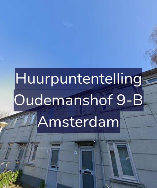 Foto gevel Huurpuntentelling voor Oudemanshof 9-B, Amsterdam