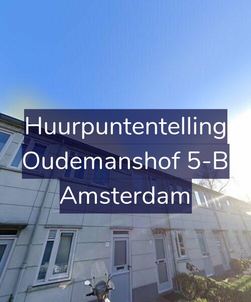 Foto gevel Huurpuntentelling voor Oudemanshof 5-B, Amsterdam
