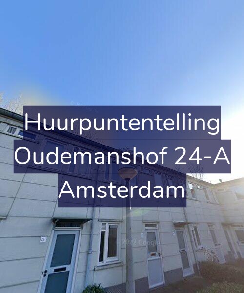 Foto gevel Huurpuntentelling voor Oudemanshof 24-A, Amsterdam