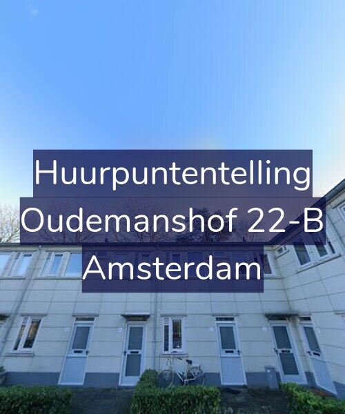 Foto gevel Huurpuntentelling voor Oudemanshof 22-B, Amsterdam