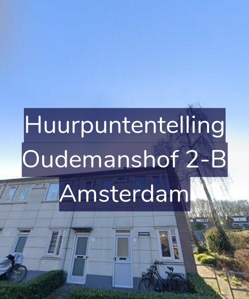 Foto gevel Huurpuntentelling voor Oudemanshof 2-B, Amsterdam