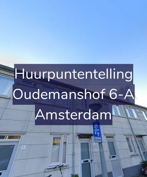 Foto gevel Huurpuntentelling voor Oudemanshof 6-A, Amsterdam