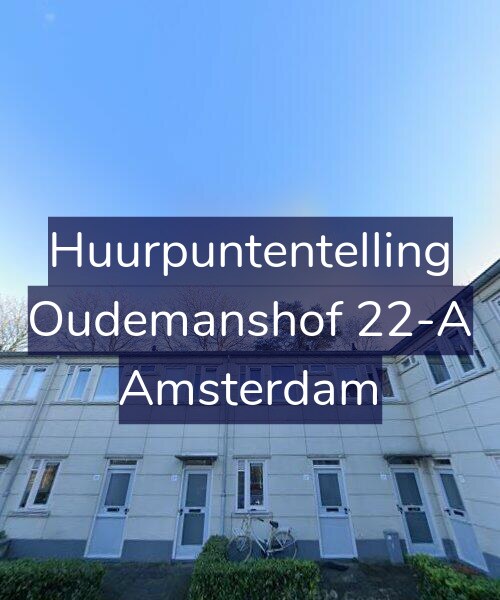 Foto gevel Huurpuntentelling voor Oudemanshof 22-A, Amsterdam
