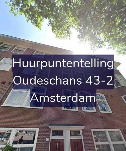 Foto gevel Huurpuntentelling voor Oudeschans 43-2, Amsterdam