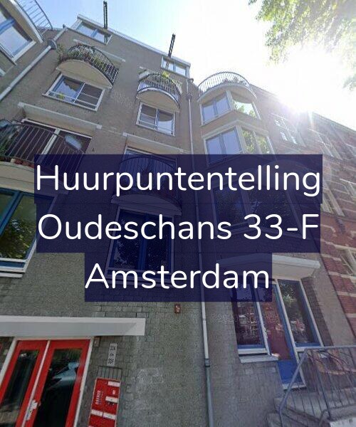 Foto gevel Huurpuntentelling voor Oudeschans 33-F, Amsterdam
