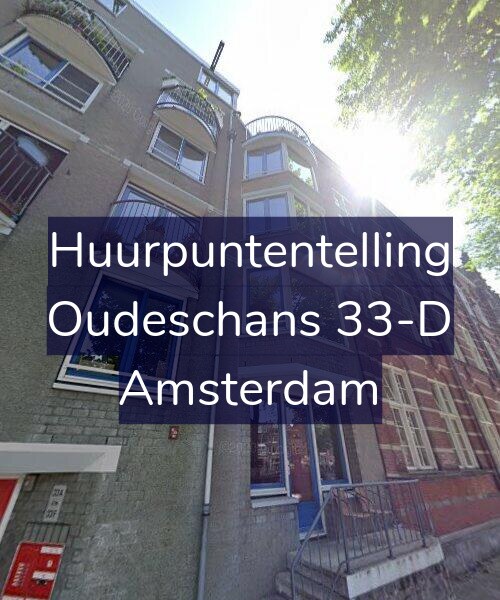 Foto gevel Huurpuntentelling voor Oudeschans 33-D, Amsterdam