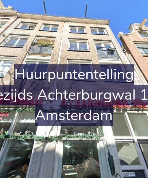 Foto gevel Huurpuntentelling voor Oudezijds Achterburgwal 158-F, Amsterdam