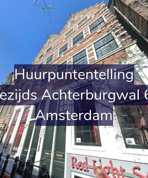 Foto gevel Huurpuntentelling voor Oudezijds Achterburgwal 60-2, Amsterdam