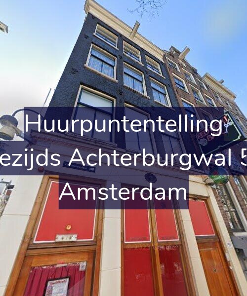 Foto gevel Huurpuntentelling voor Oudezijds Achterburgwal 59-C, Amsterdam