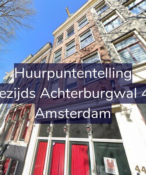 Foto gevel Huurpuntentelling voor Oudezijds Achterburgwal 44-A, Amsterdam